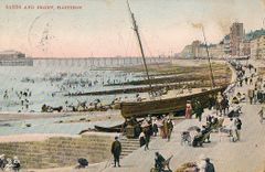 Sands and Front, Hastings1900 - Flickr - seaside sally 2009